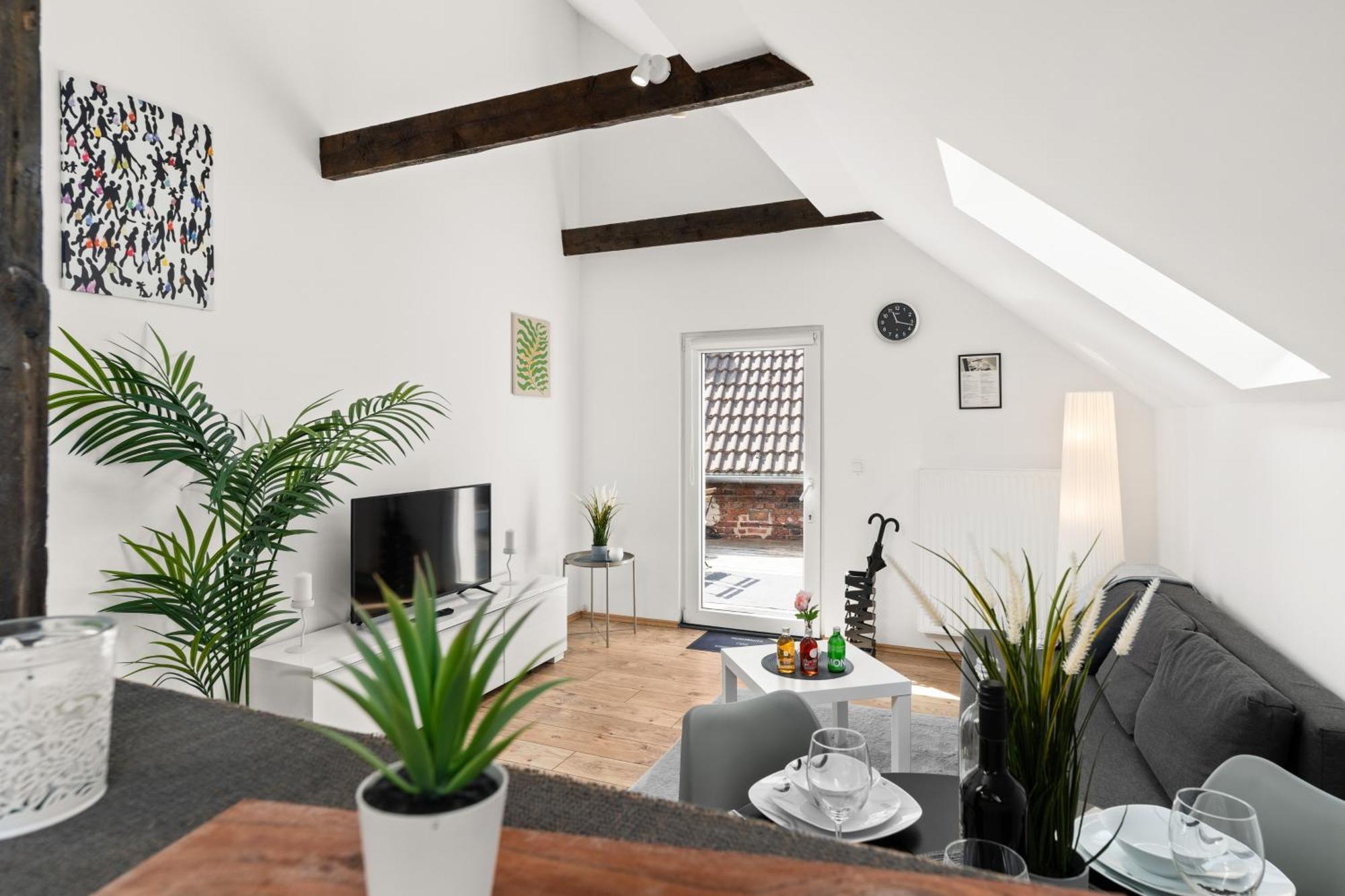 Mola Apartments-Charmante Ferienwohnung Im Herdecke Zentrum Fuer 3 Personen-Grosse Dachterrasse-Grill-Gratis Parken-Wlan מראה חיצוני תמונה